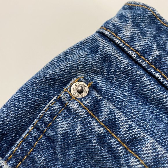 Vintage Levi's Black Tab 564 Loose fit Button fly jeans mens size 32x33 - Picture 12 of 14